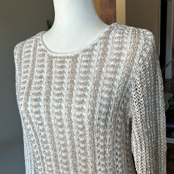 Dana Buchman open weave sweater szM - Picture 2 of 9
